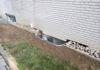 Steel window wells for longevity 