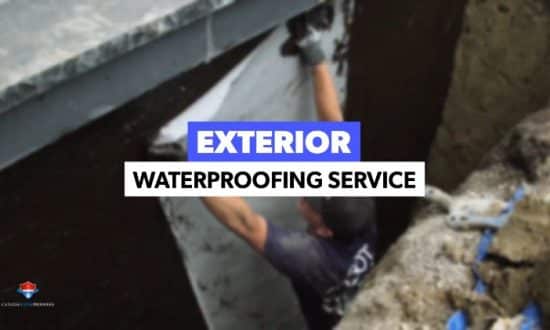 Exterior waterproofing project Brampton