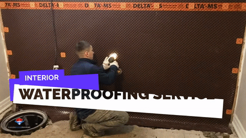 Here's our interior basement waterproofing step by step process! Award winning waterproofing!