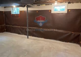 interior waterproofing with concrete floor