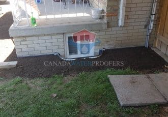 Gravel finish for a clean look