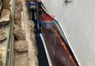 Drainage tube installation
