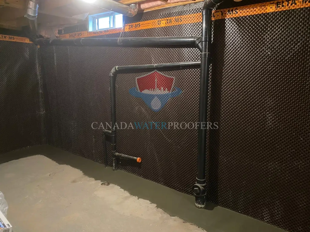 Interior Basement Waterproofing In Toronto