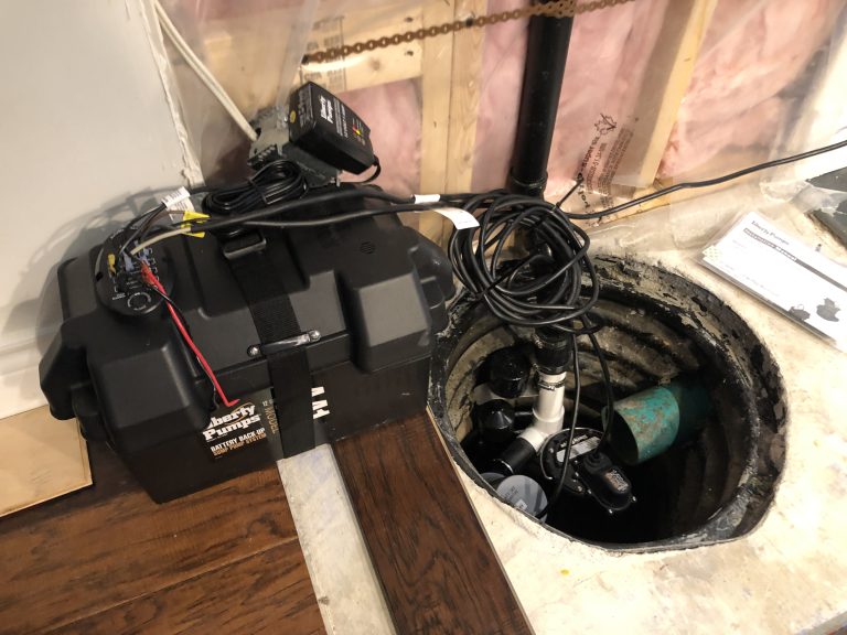 Battery Backup Pump and Alarm